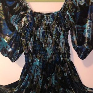 Urban Outfitters velvet romper!